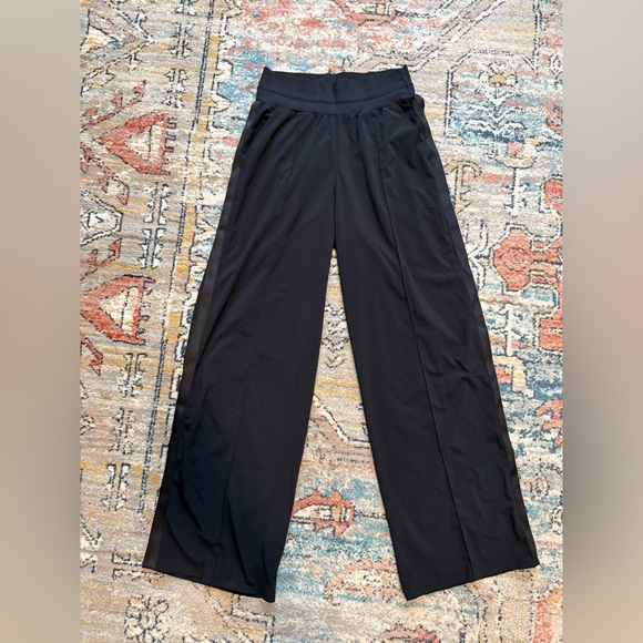 Athleta Nolita Wide Leg Pant Black 6 - Picture 4 of 11
